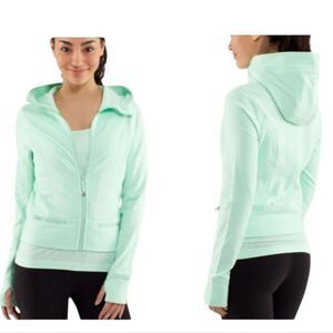 Lululemon Throw Me Over Hoodie In Fresh Teal Green Size 6